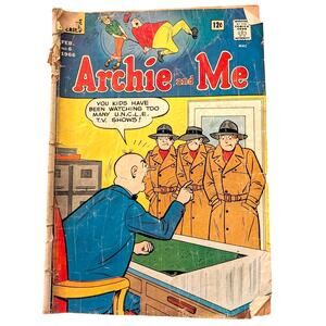 Vintage February 1966 Archie and me #6 comic book